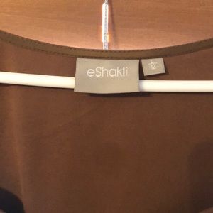 eshakti Dresses - Camel a line gorgeous dress eshakti Dresses - Camel a line gorgeous dress